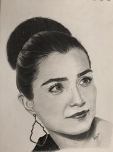 Graphite pencil portrait - Sketchbook